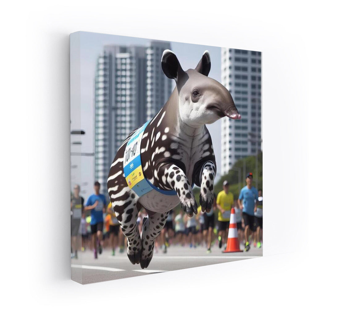 Tapir at the City Marathon: Fantasy in Motion