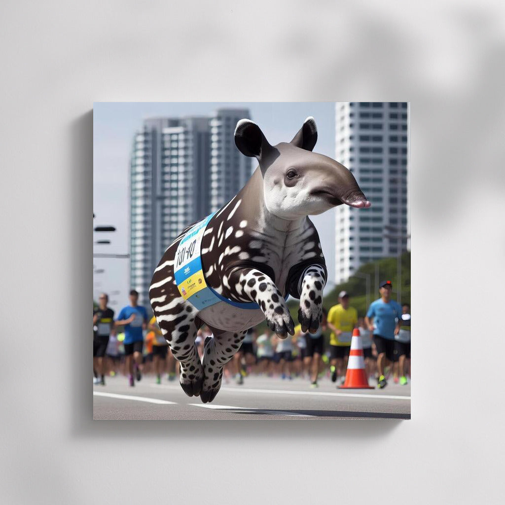 Tapir at the City Marathon: Fantasy in Motion