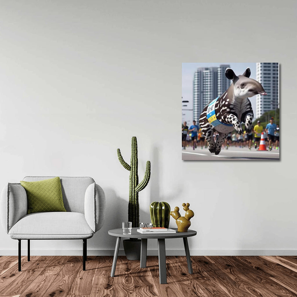 Tapir at the City Marathon: Fantasy in Motion
