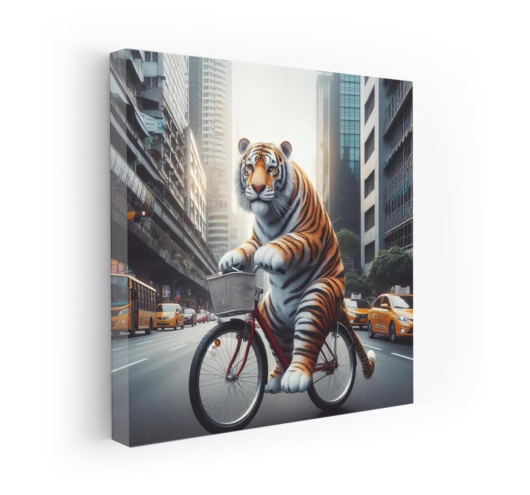 Tiger on Bike: Urban Adventures