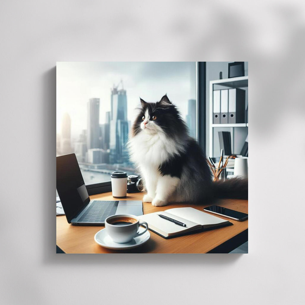 Turkish Van in the Office: Comfort and Style on Your Wall