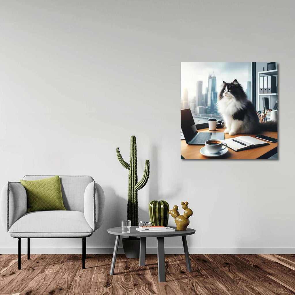 Turkish Van in the Office: Comfort and Style on Your Wall