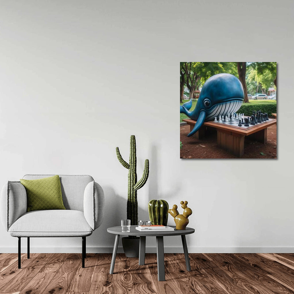 Chess Whale in the Park: Magic World on the Wall