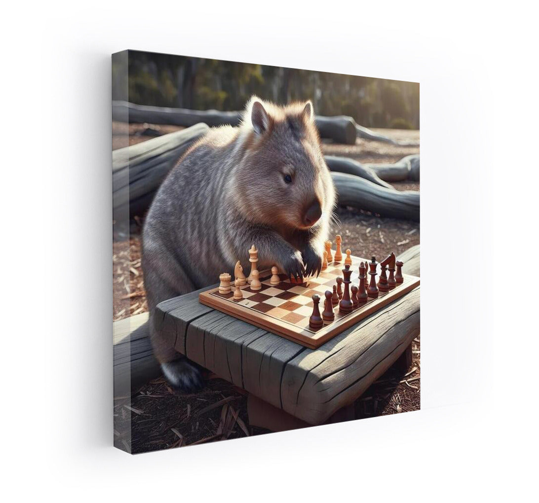 Pensive Wombat: Chess in the Park
