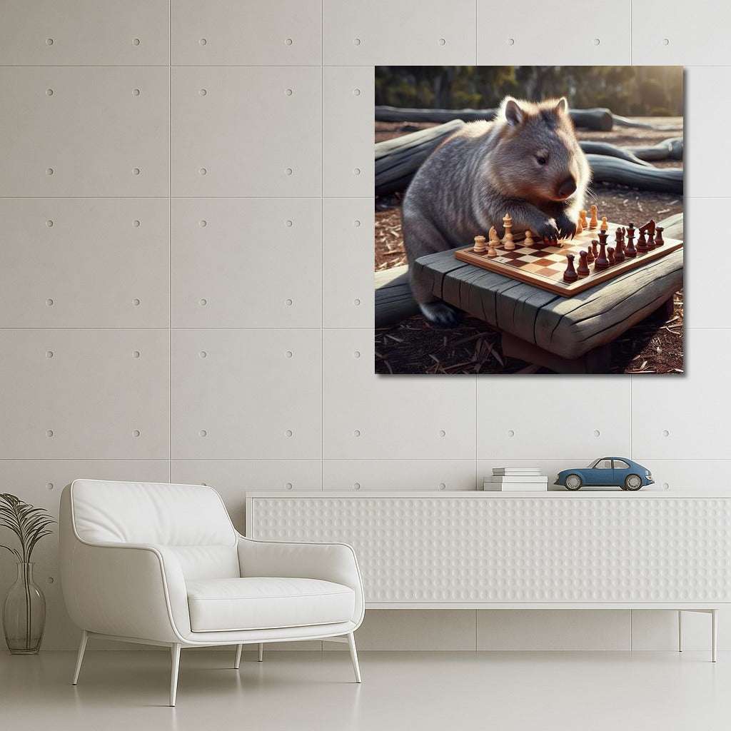 Pensive Wombat: Chess in the Park