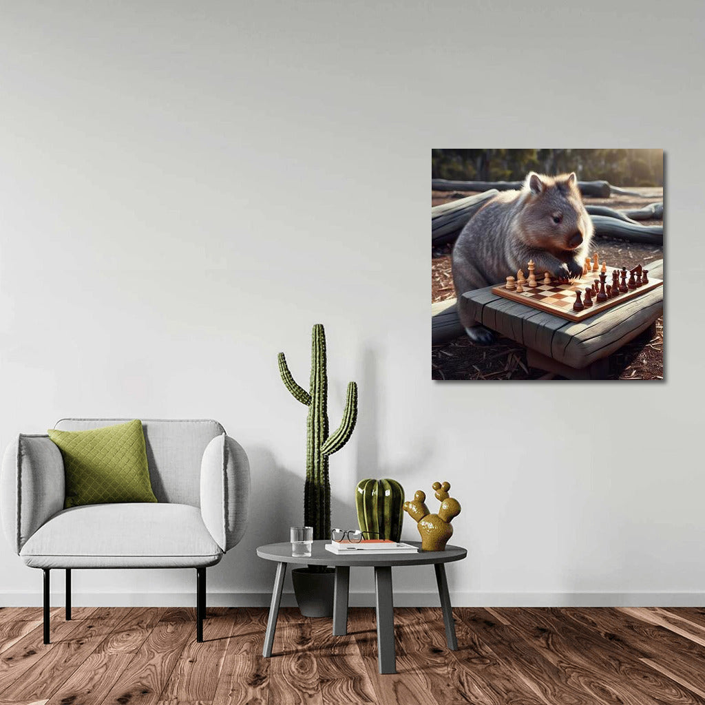 Pensive Wombat: Chess in the Park