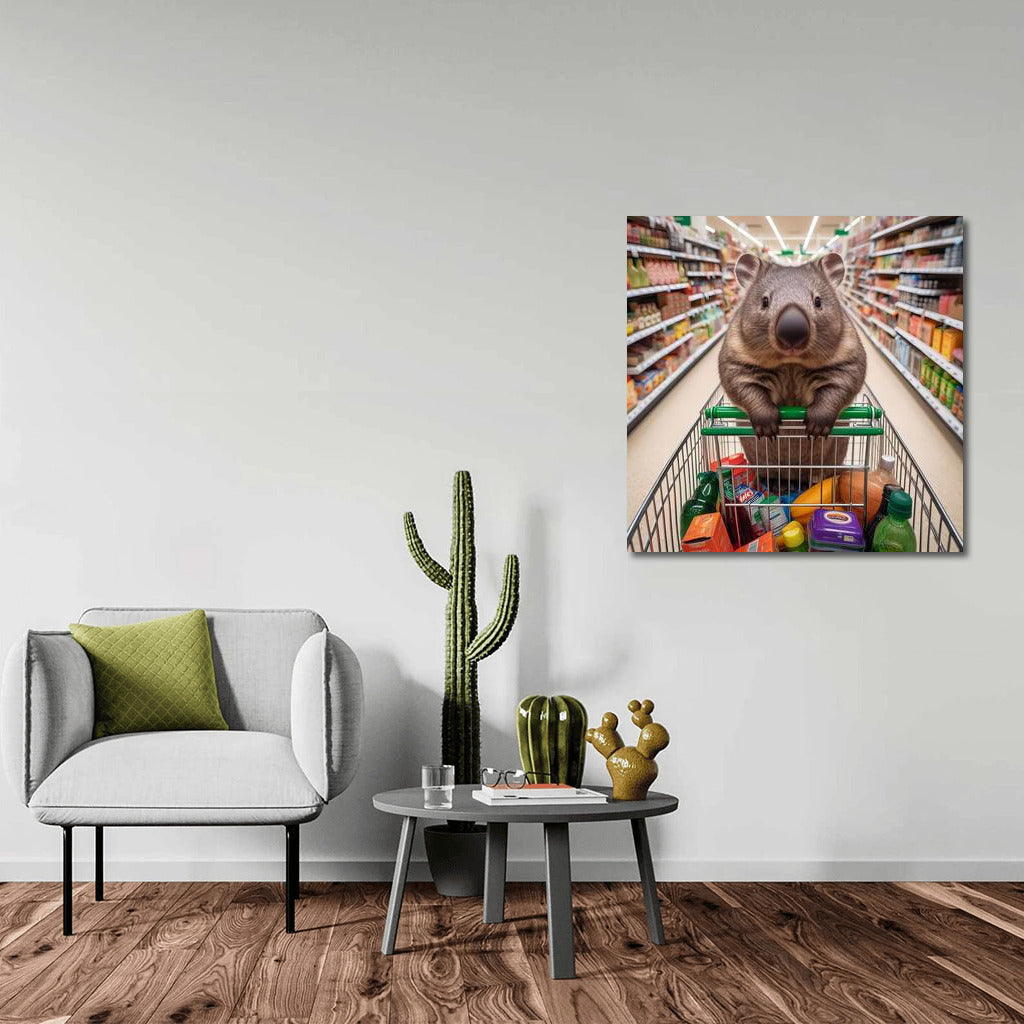 Wombat in the supermarket: Fun purchases for the interior