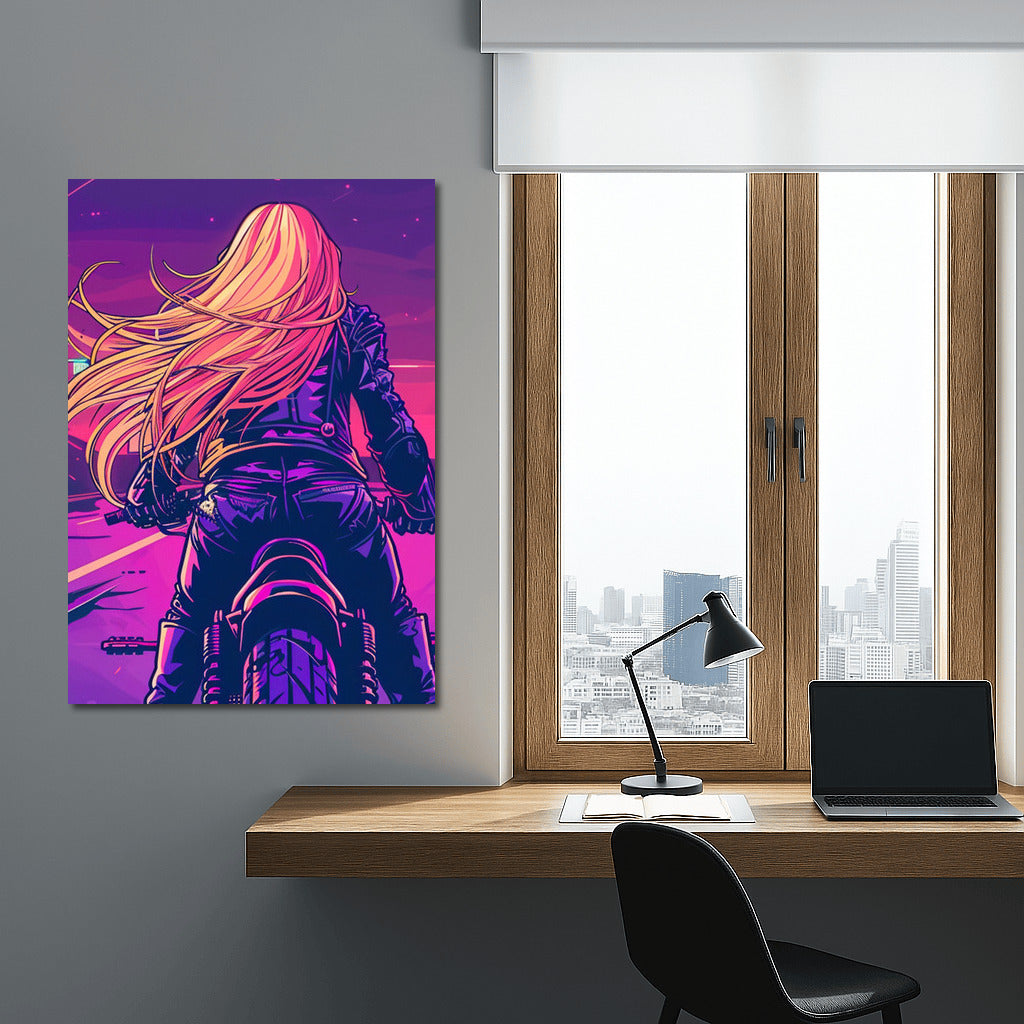 Neon Amazon: Anime Motorcycle Maiden in the World of Speed