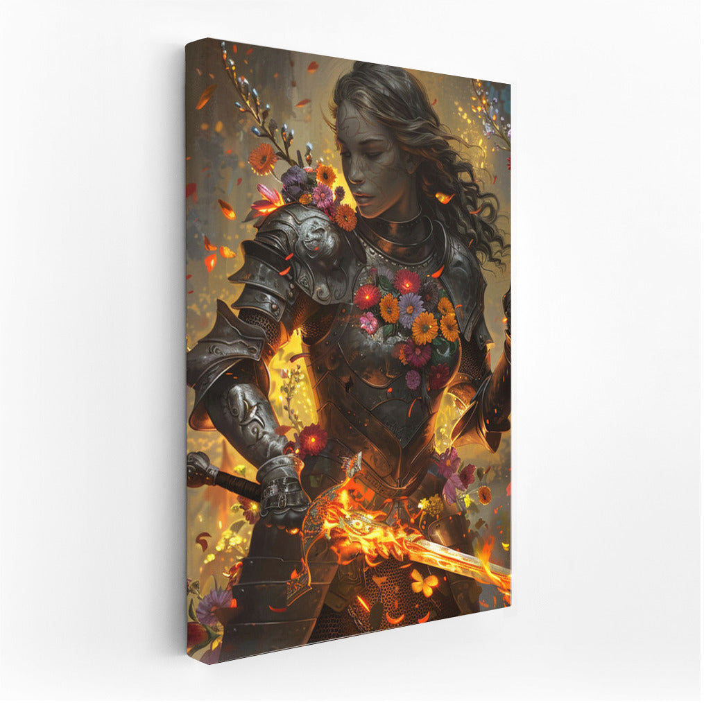 Girl in Armor: The Magic of Flowers and Sorcery