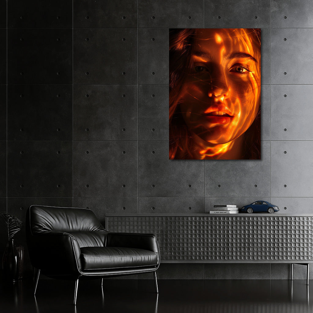 Mysterious Glow: Stunning Portrait of a Woman