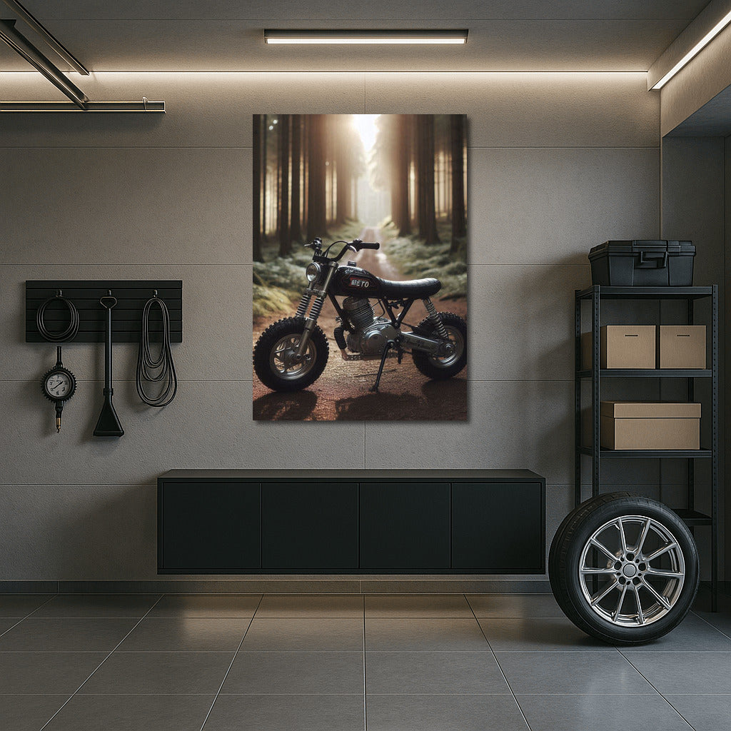 Minibike on the Forest Trail: Freedom and Adventure