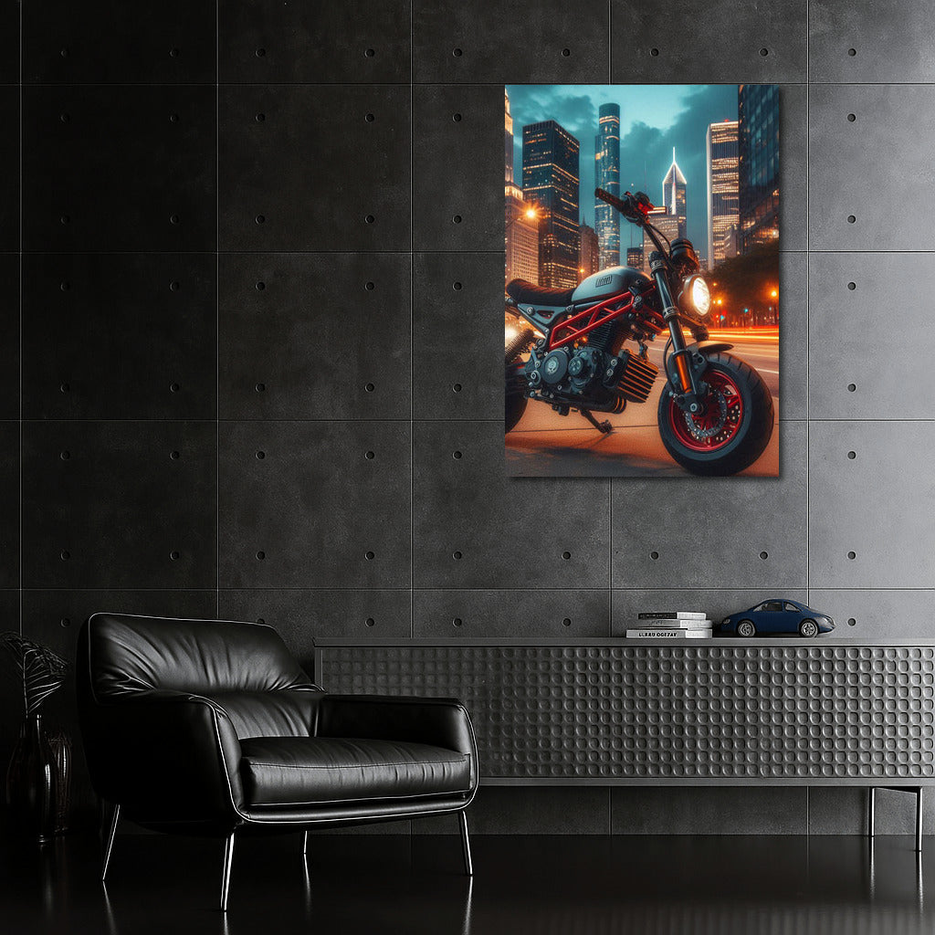 Night Raid on Minibike: City Lights and Freedom