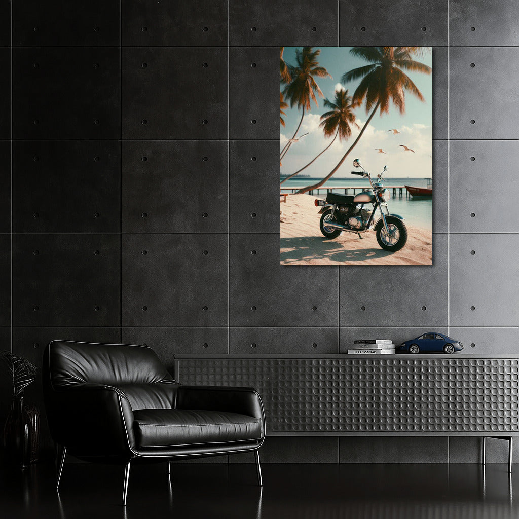 Minibike on the Beach: Freedom under the Palms