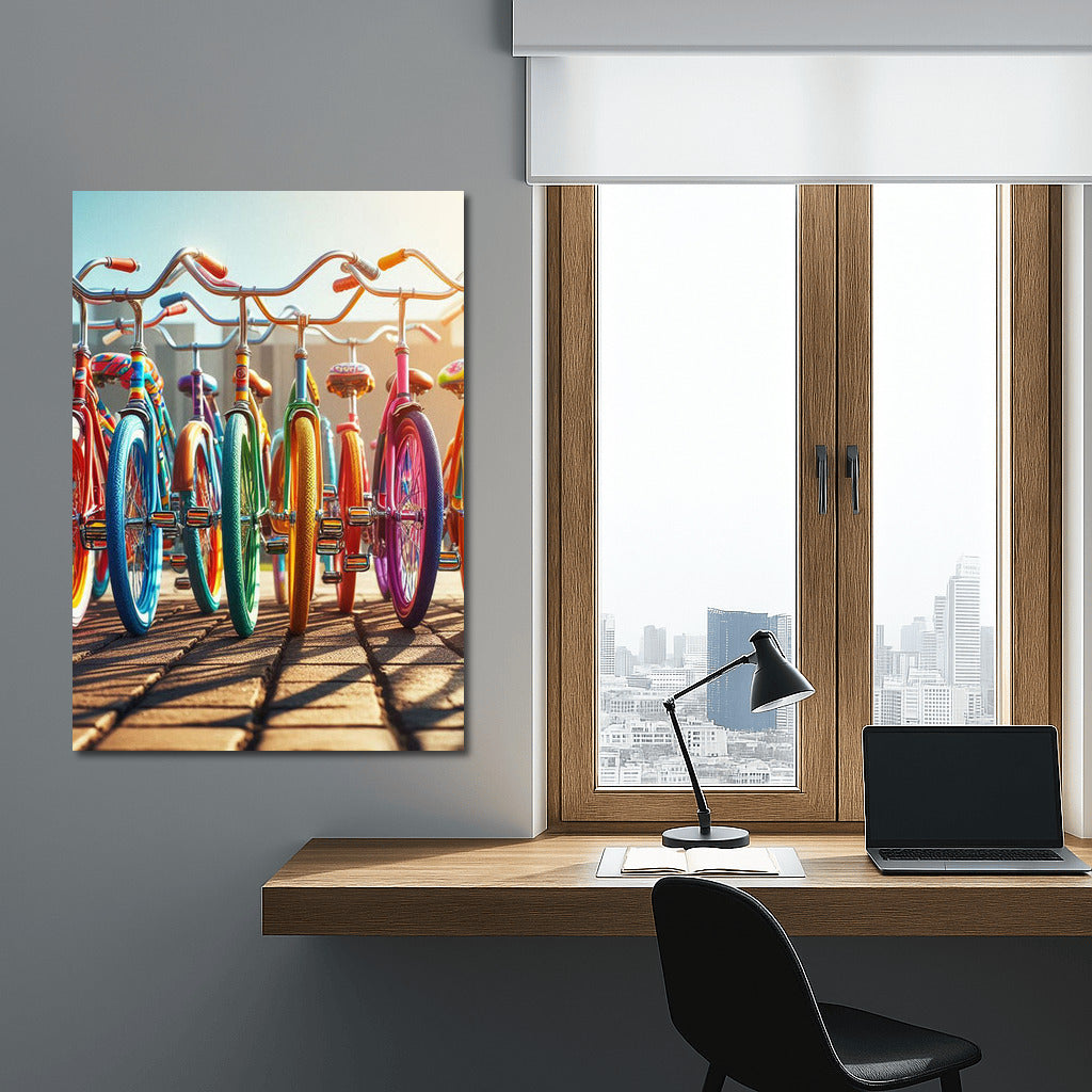 Bright Whirlwind: Colorful Naked Bikes for Fun Travel
