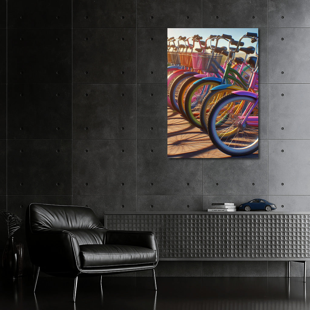 Freedom on Wheels: Bright Naked Bikes for Interiors