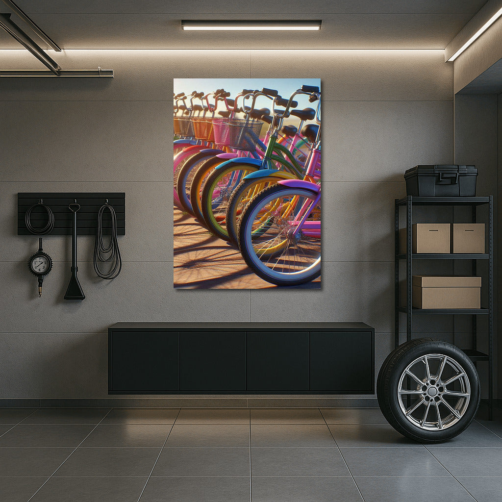 Freedom on Wheels: Bright Naked Bikes for Interiors