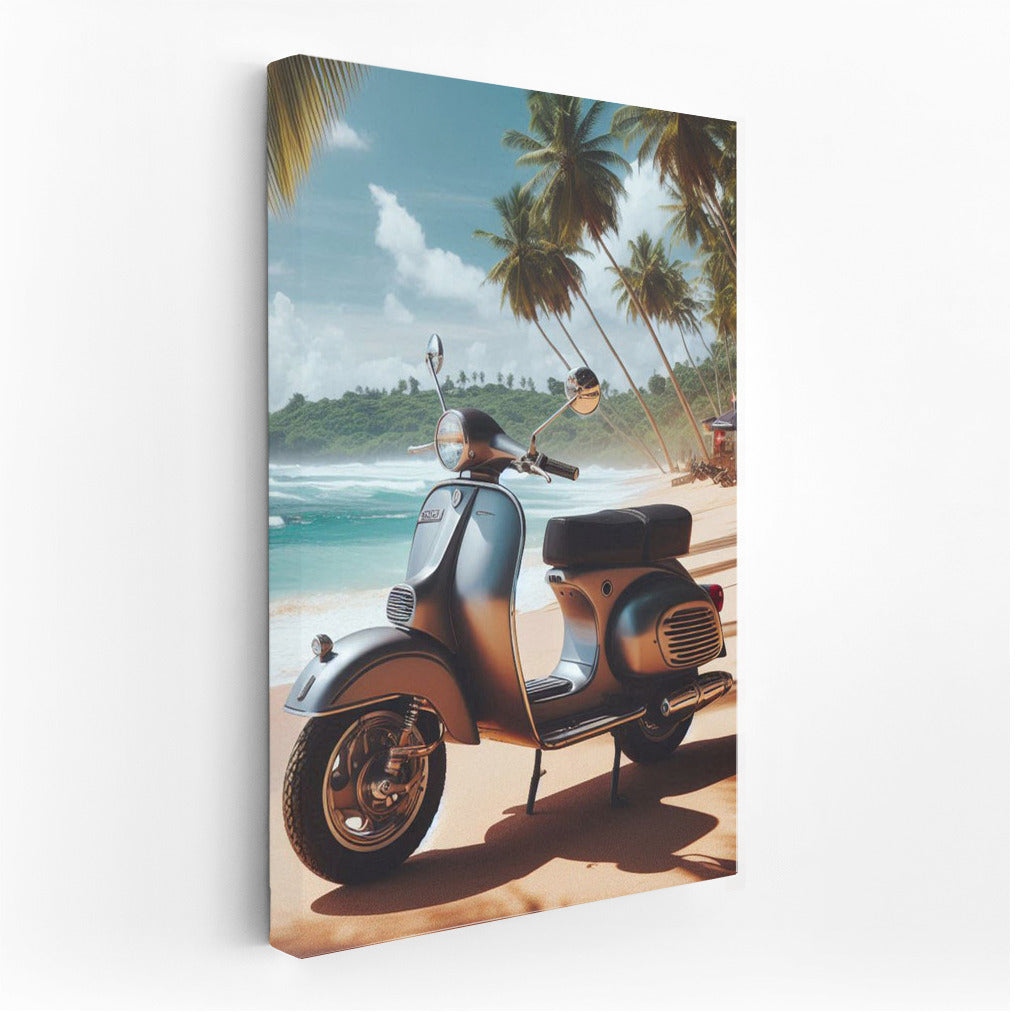 Vespa on the Tropical Coast: Sunny Adventures