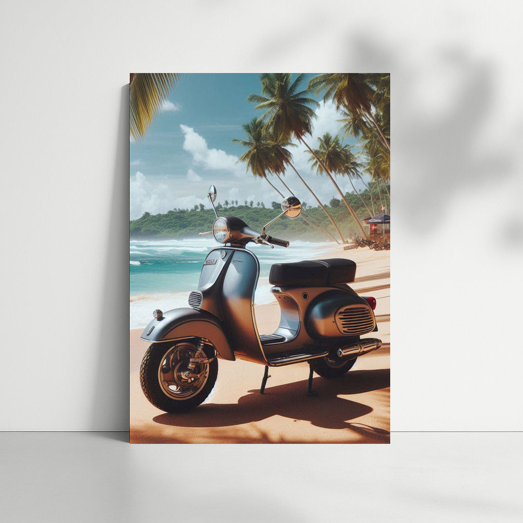 Vespa on the Tropical Coast: Sunny Adventures