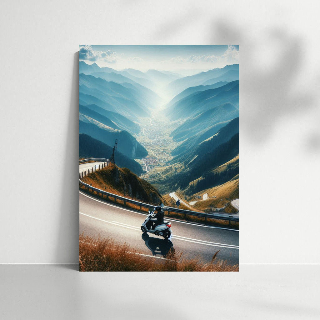 Scooter on the Mountain Trail: Freedom of Travel