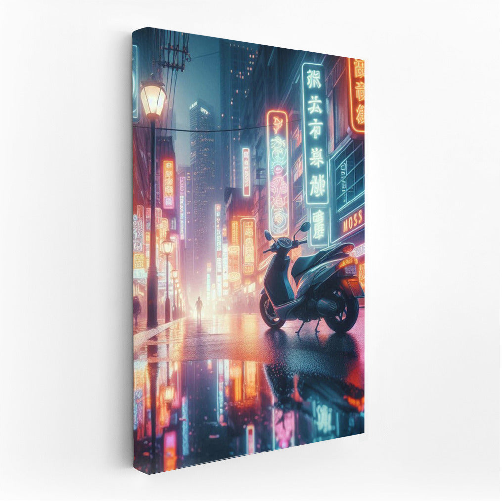 Neon Scooter: Speed and Night City Dreams