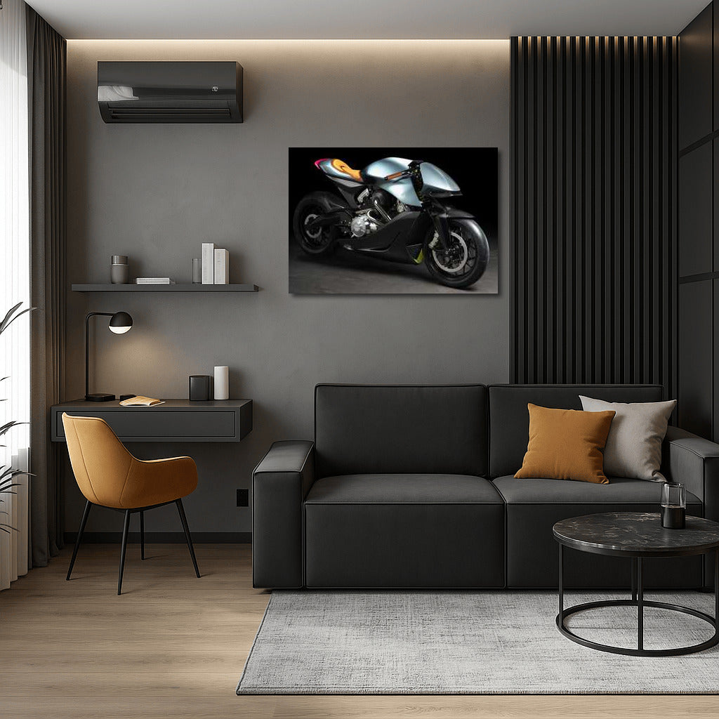 Dynamics and Style: Aston Martin AMB 001 Concept Motorcycle