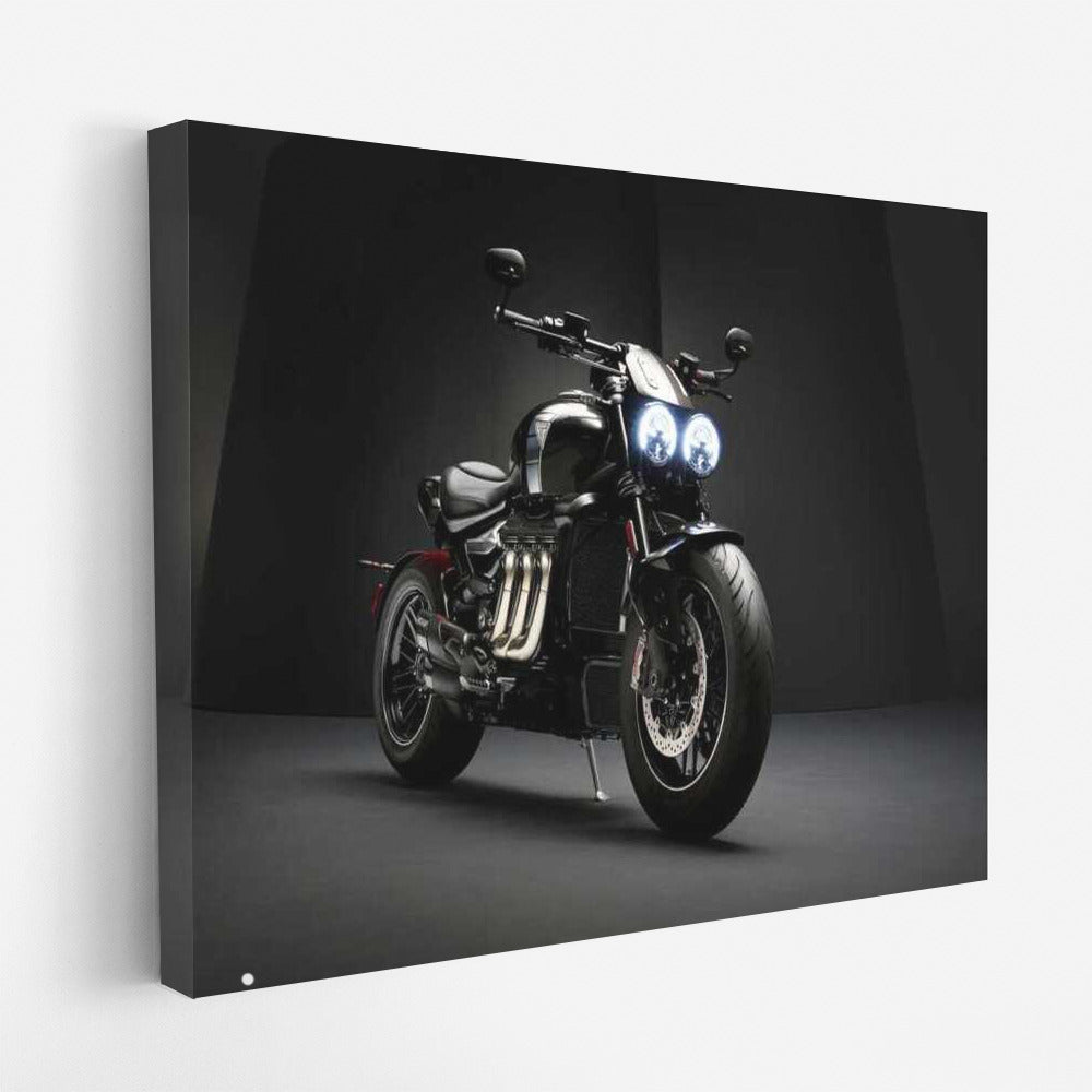 Triumph Rocket: The Embodiment of Speed and Design on Your Wall