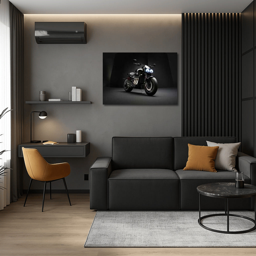 Triumph Rocket: The Embodiment of Speed and Design on Your Wall