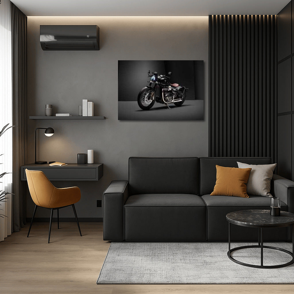 Black Triumph Bonneville Bobber: Passion for Speed and Freedom
