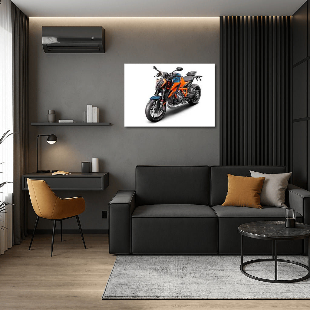 Speed and Freedom: The Flamboyant KTM Motorcycle on the Road