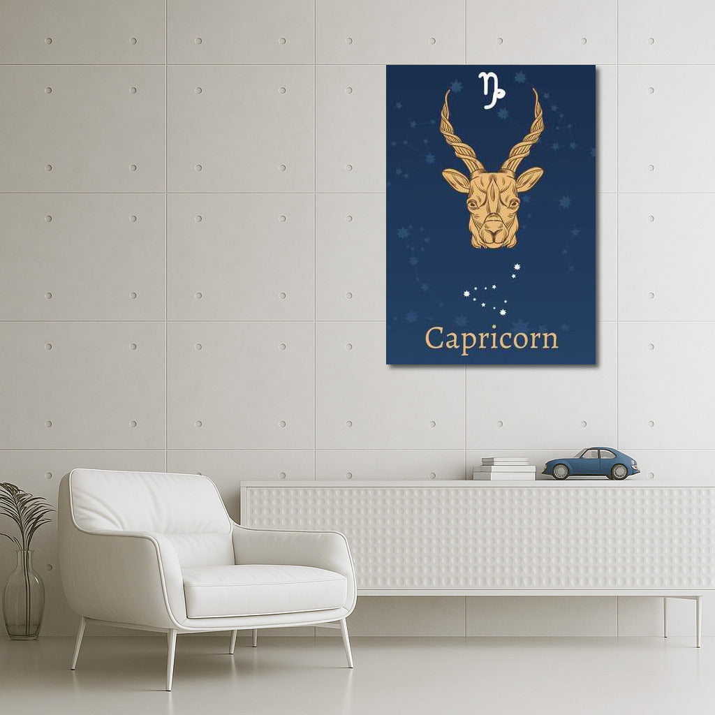 Capricorn Constellation Star Magic: Elegant Interior Decoration