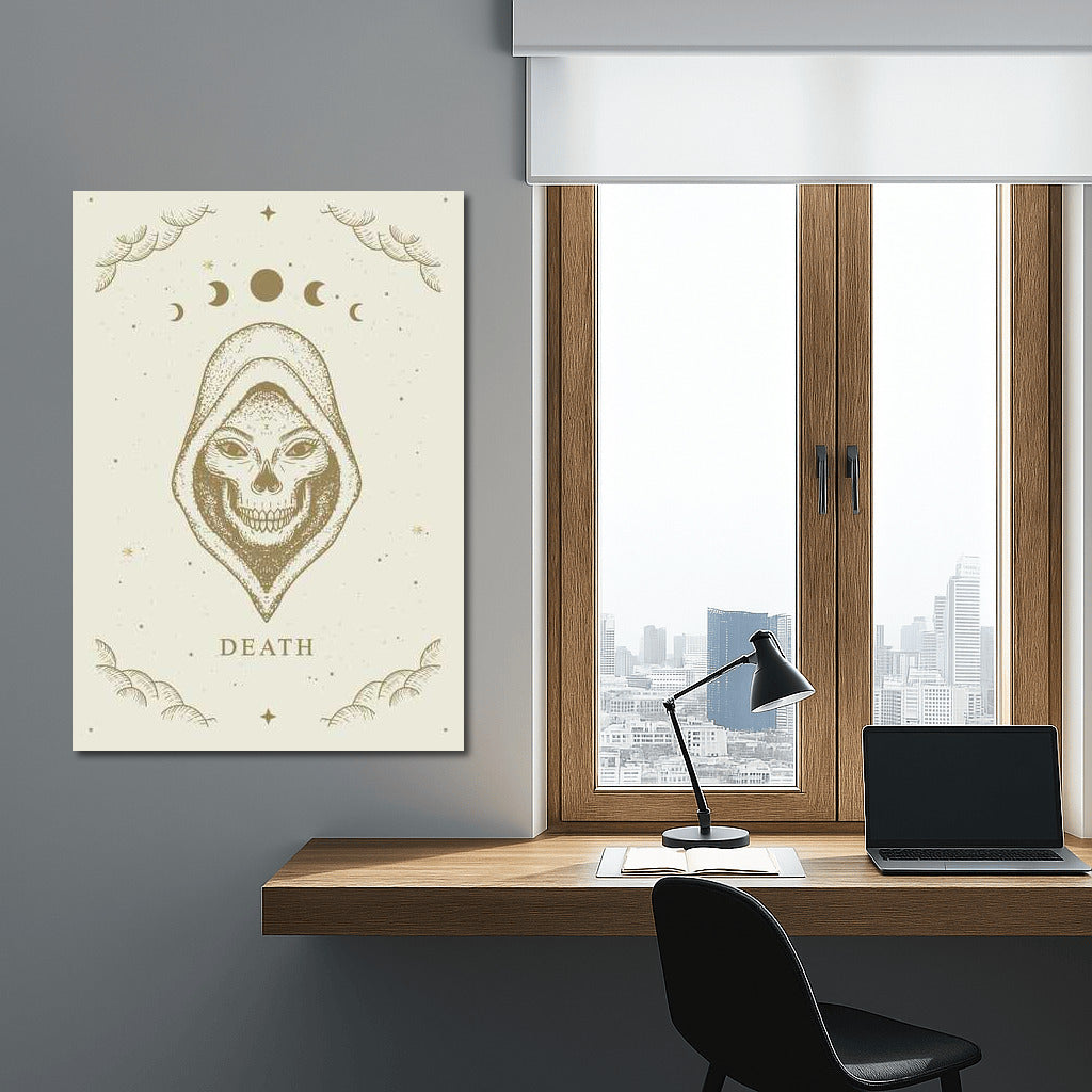 Hooded Moonwalker: Mysterious Wall Art for Mystery Lovers