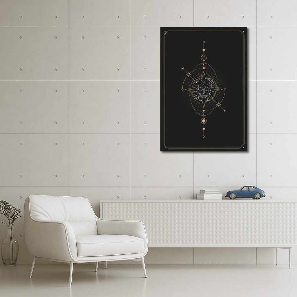 The Secret of the Skull: Astrological Silhouette for a Mysterious Interior