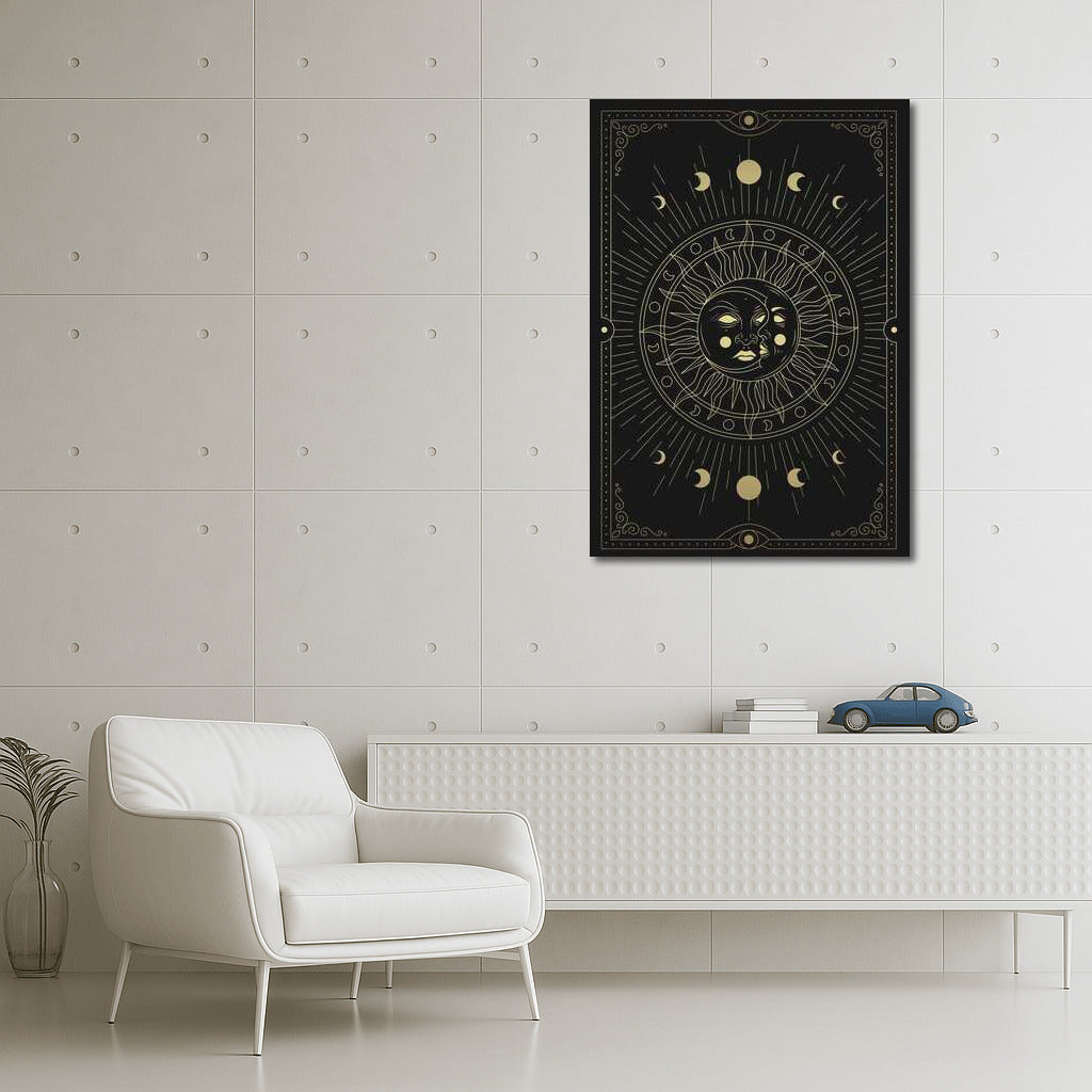 Cosmic Dance: Sun and Moon in Interior Magic