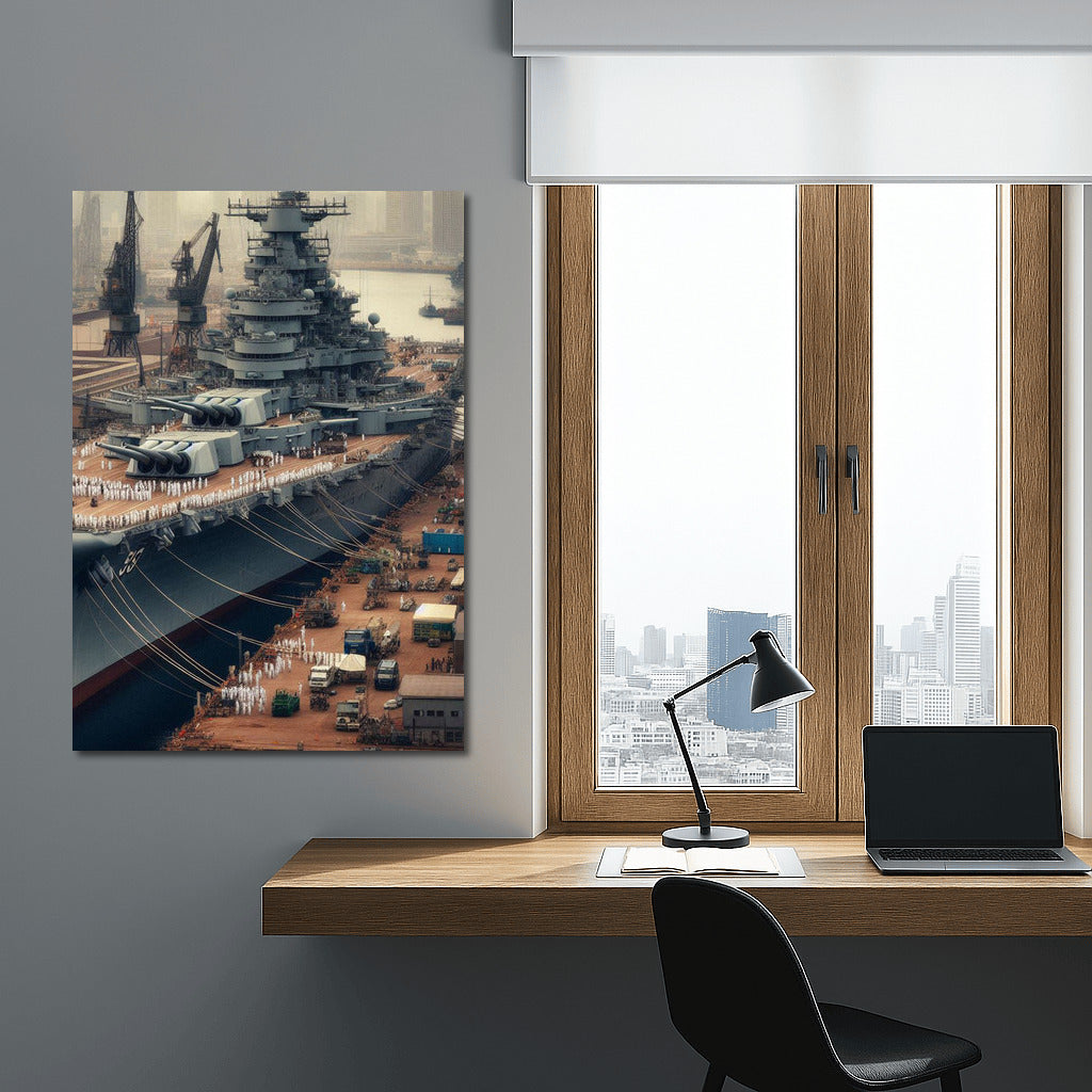 Battleship in Port: Power and History of Battleships Harbor 2