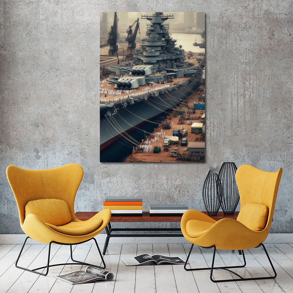Battleship in Port: Power and History of Battleships Harbor 2