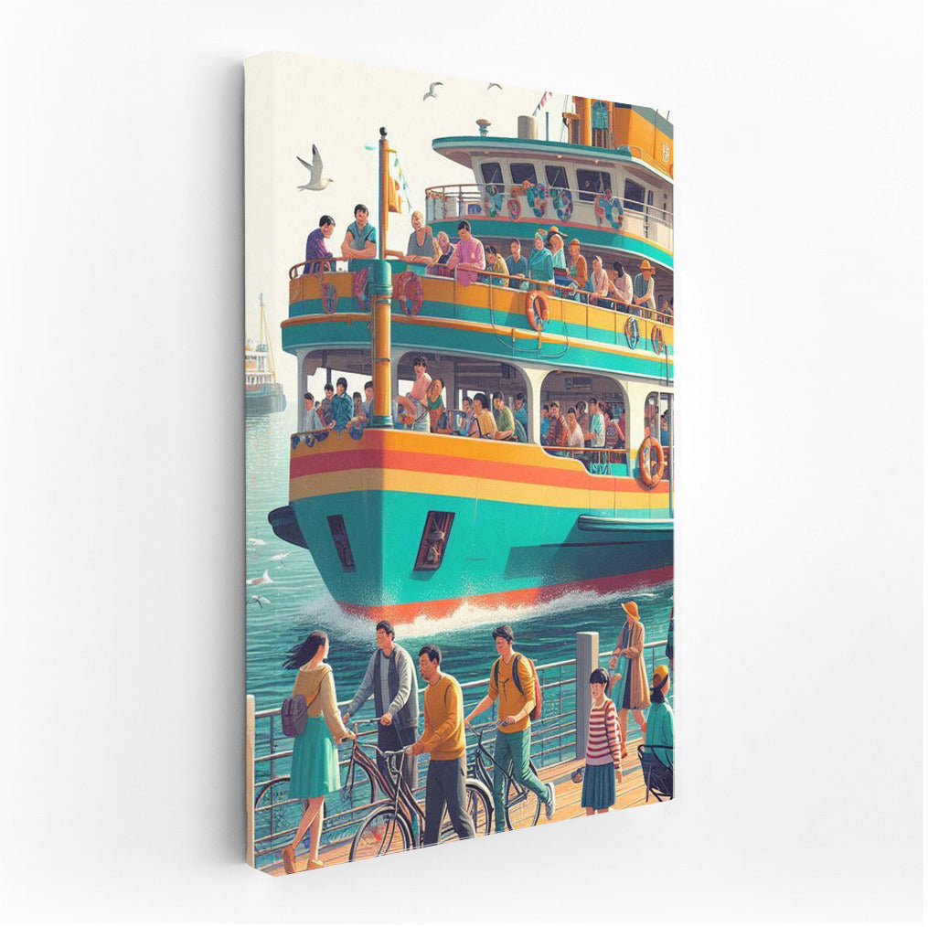 Waterfront Dynamics: Ferries Harbor 3