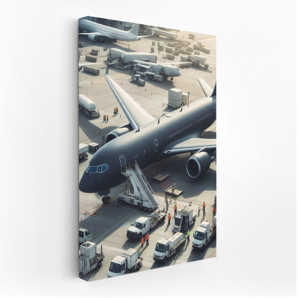 Elegant Scout: Airplane at the Airfield for Aviation Enthusiasts