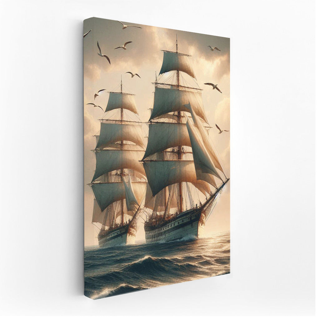 Majestic Schooners: Adventures on the Waves Schooners Sea 2