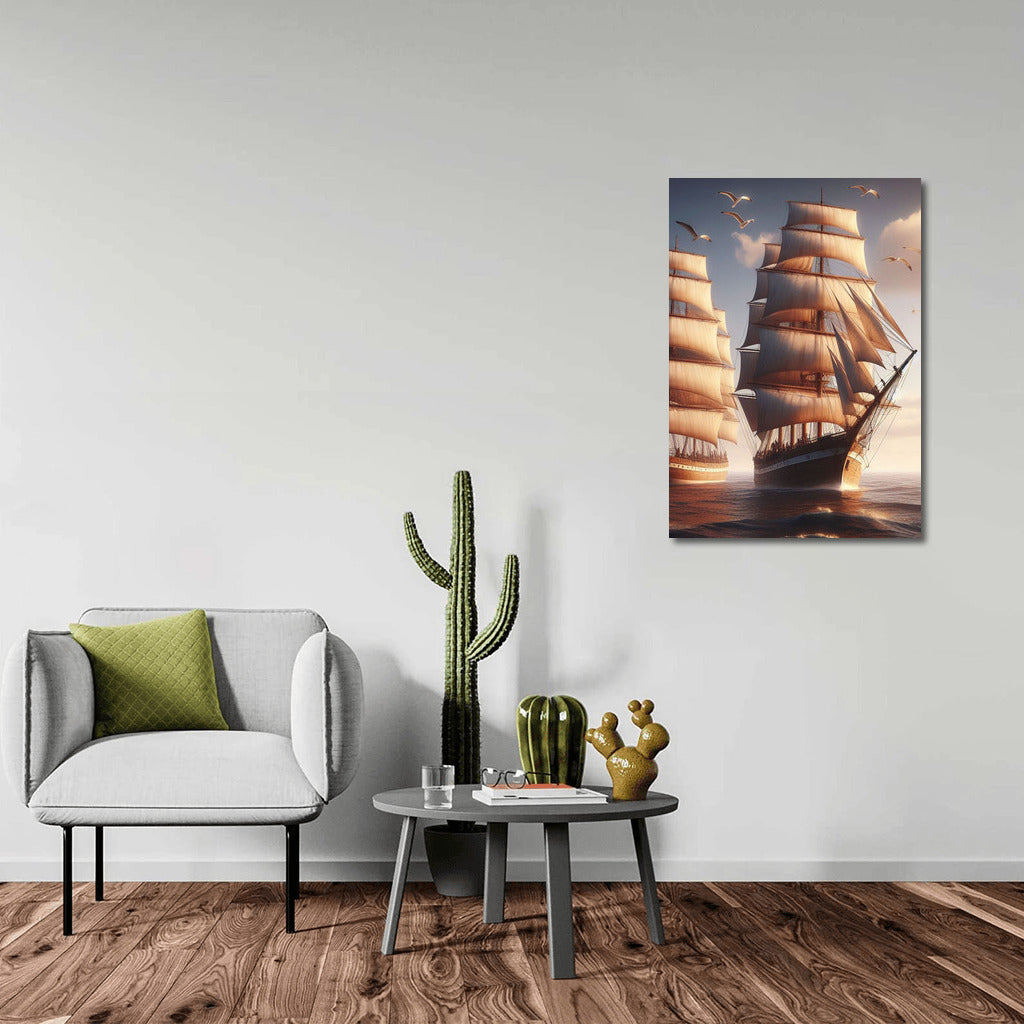 The Grandeur of Schooners: Sea Spaces for Romantics and Dreamers