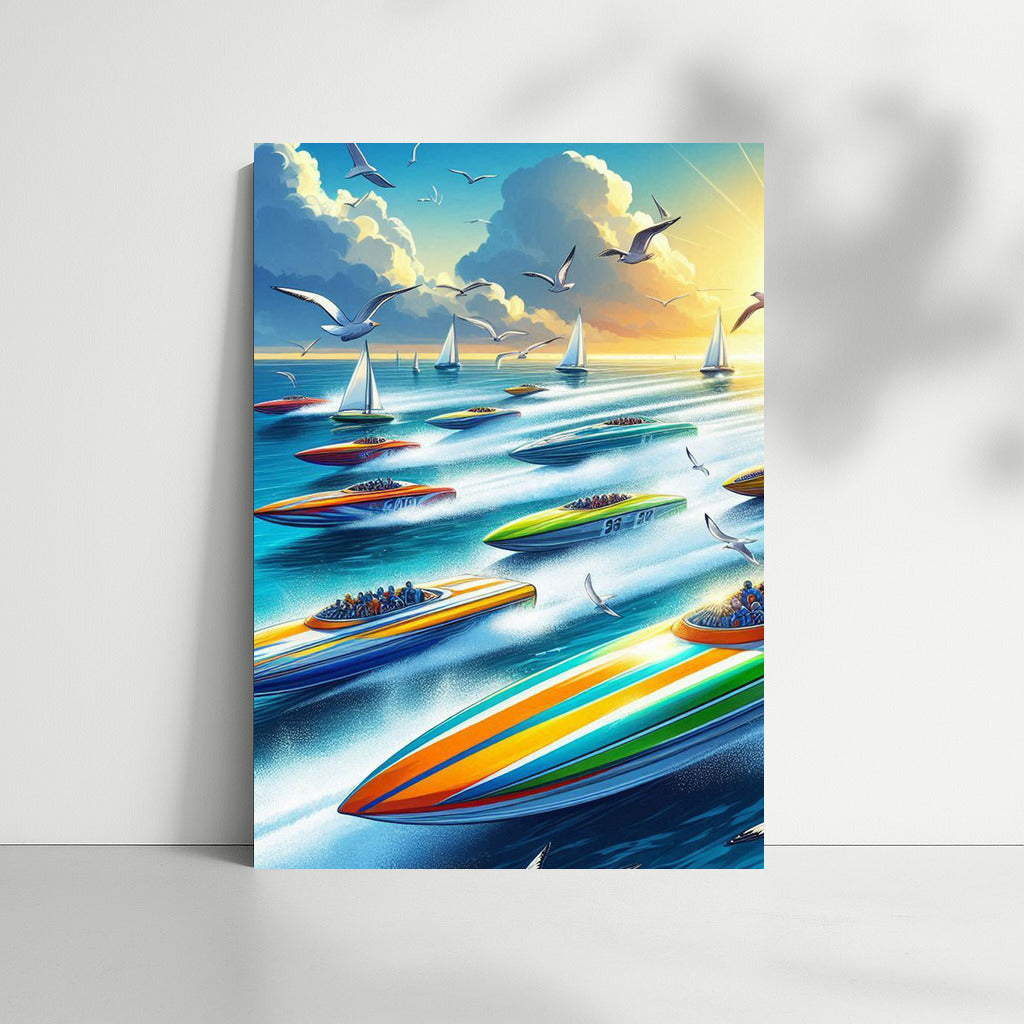 Sloops Sea 3 Regatta: Yachts and Boats on the Shining Sea
