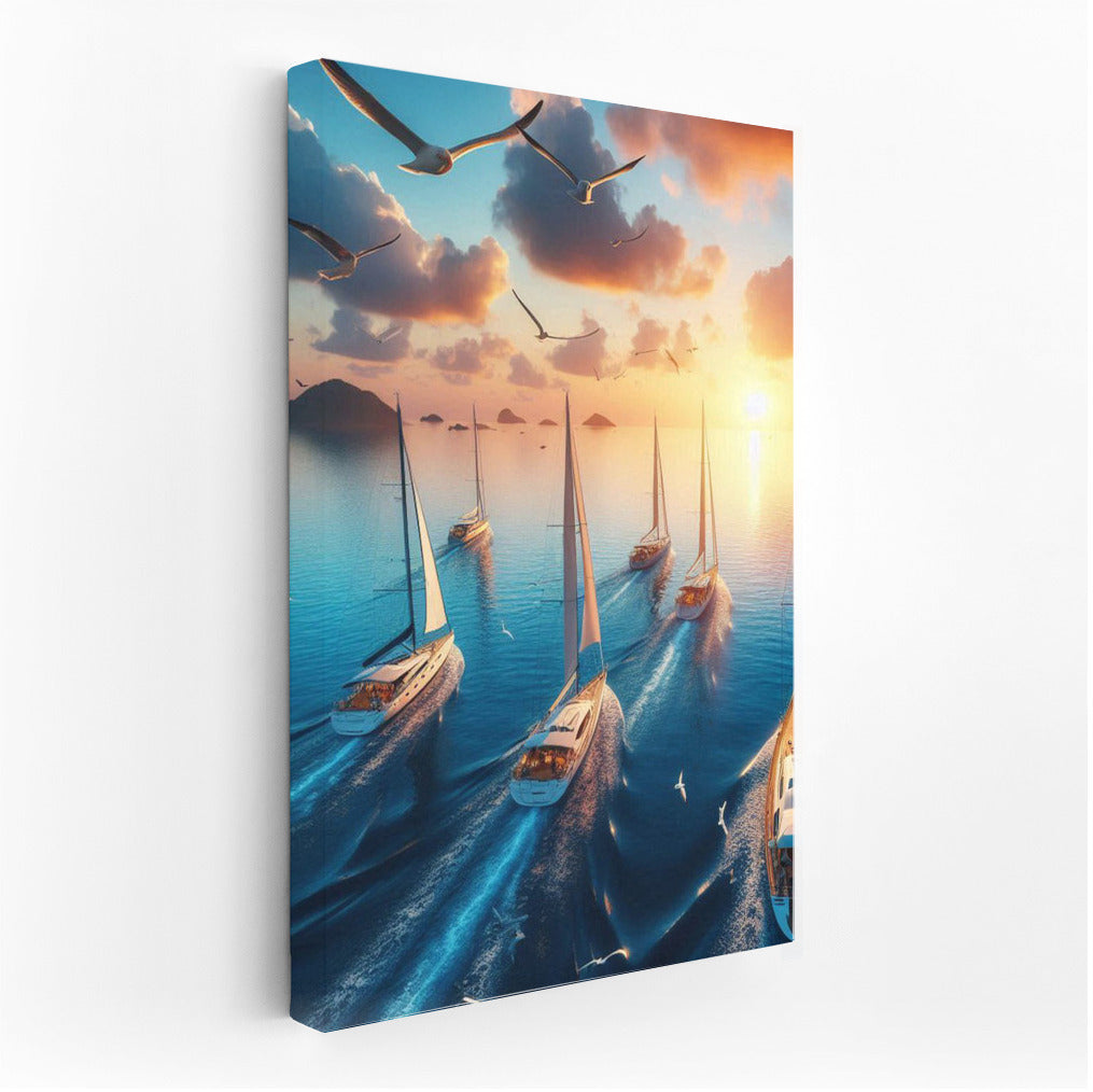 Sunset Yachts: Sailing Dreams on the Ocean Horizon