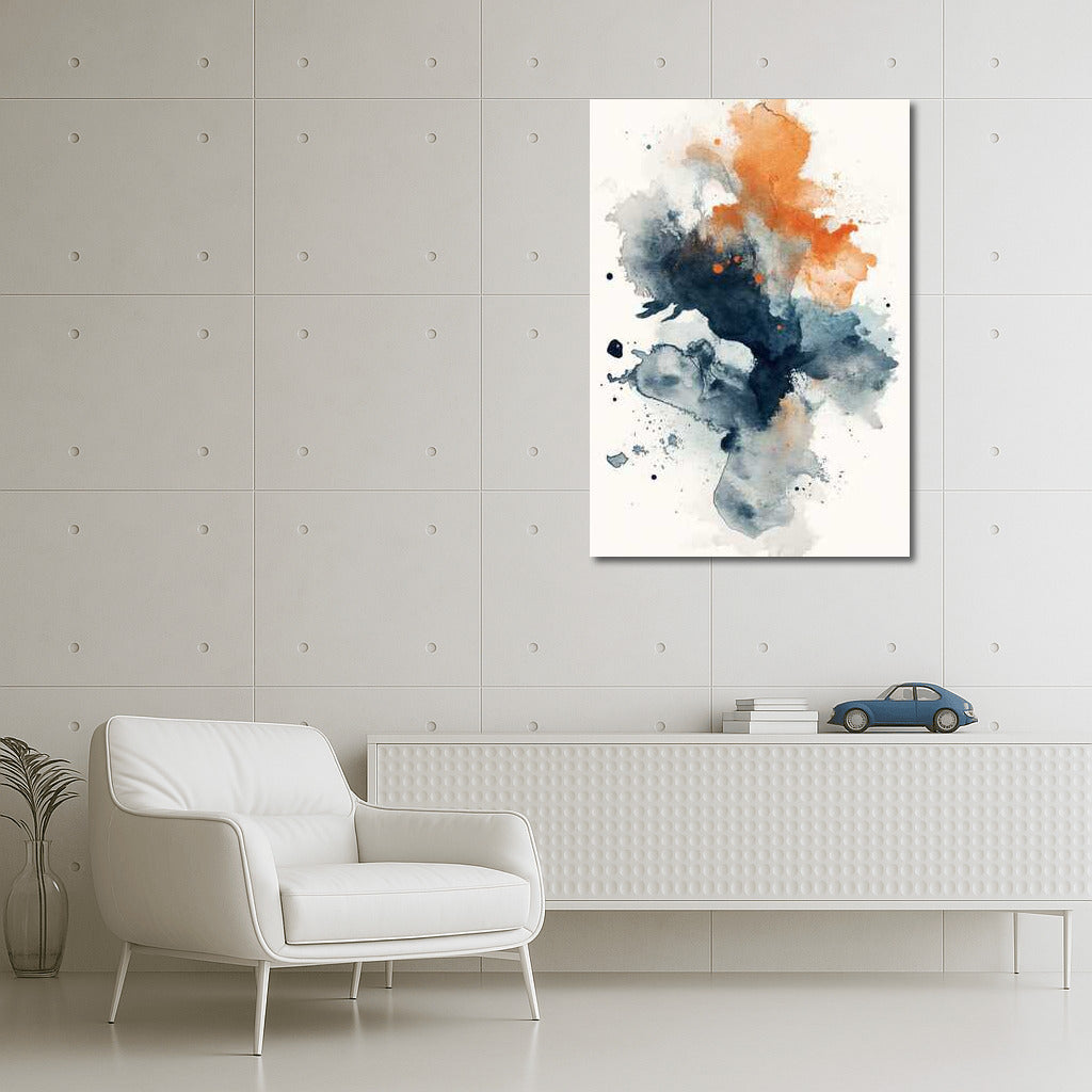 Watercolor Symphony: Abstract Stains