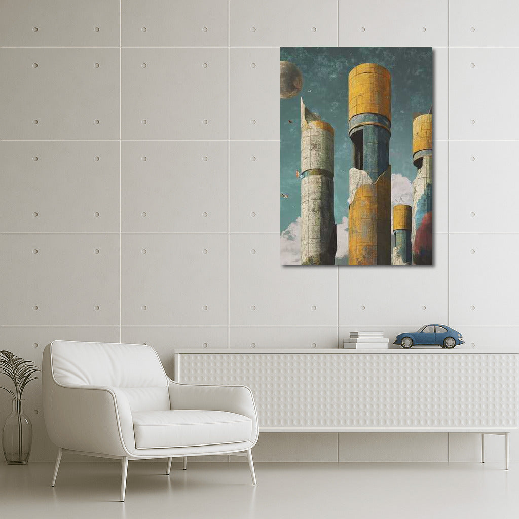 Air Columns: Abstract Grandeur