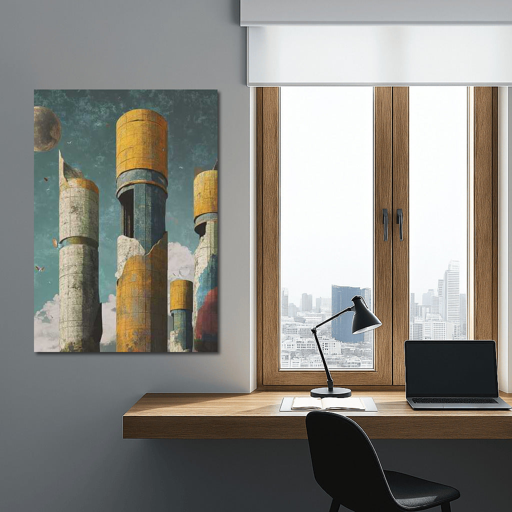 Air Columns: Abstract Grandeur