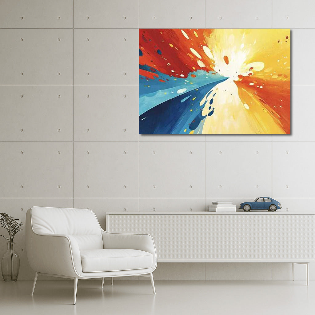 Energy Vortex: Abstract Flow of Colors