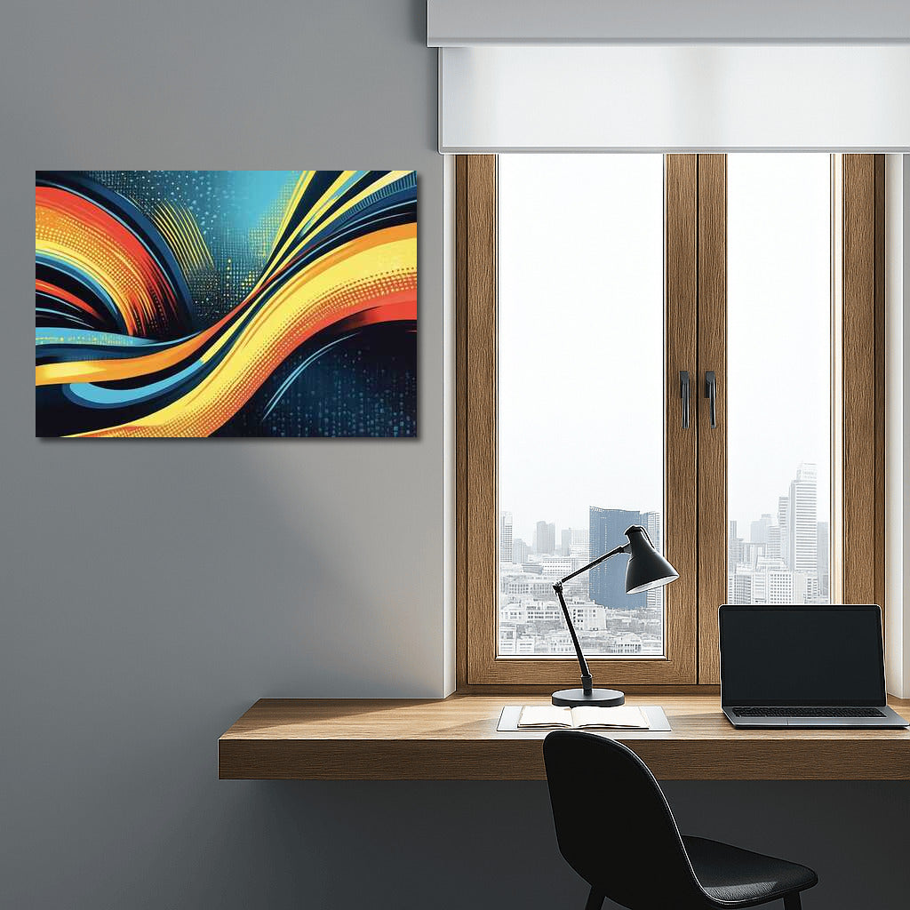 Abstract Energy Vortex: Dynamics and Color