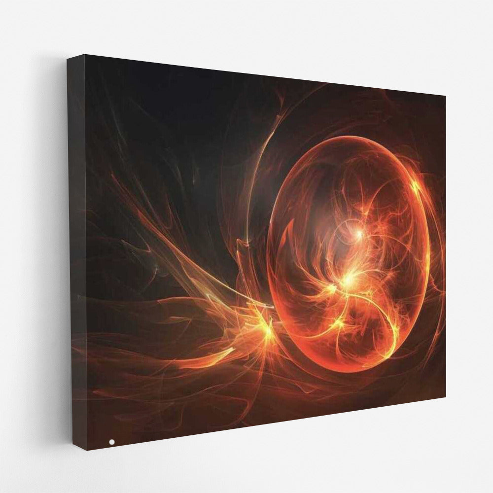 Flame Light: Abstract Ball of Energy
