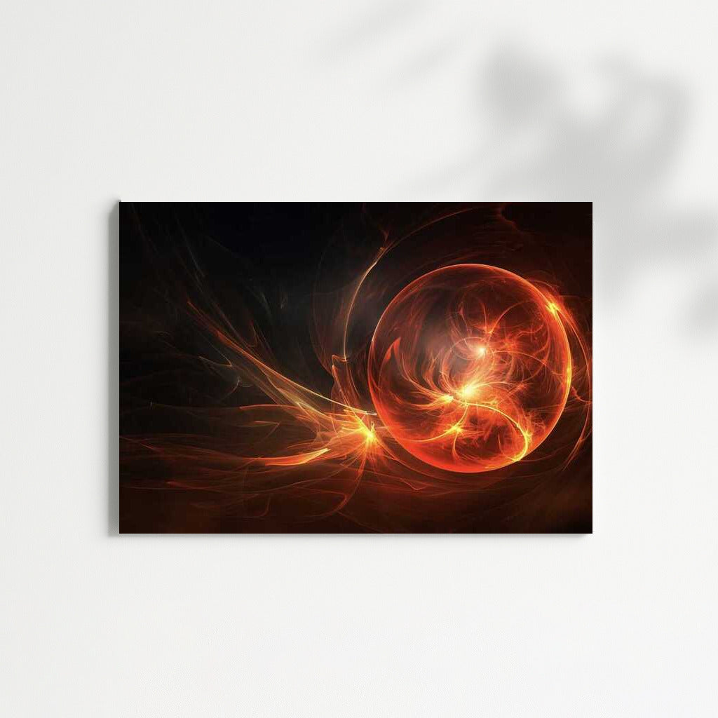 Flame Light: Abstract Ball of Energy