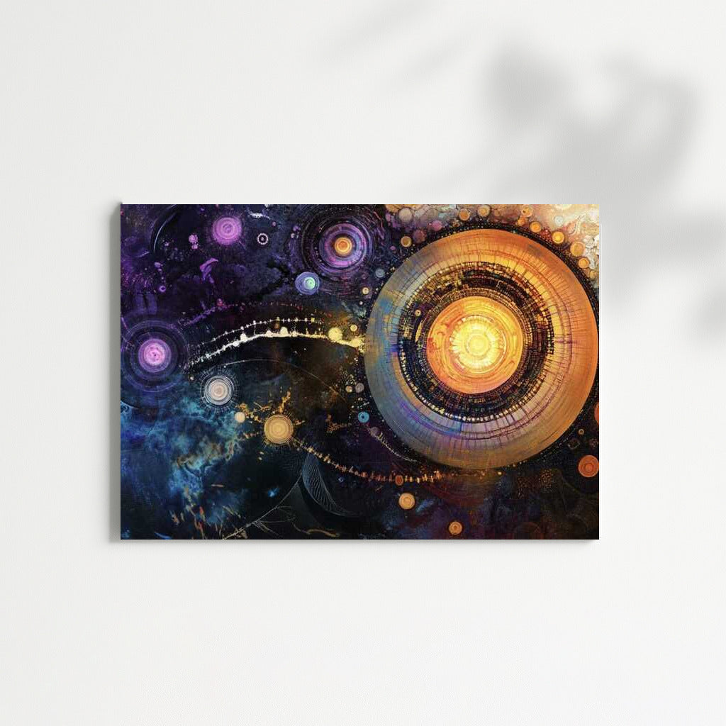 Hypnotic Symmetry: Cosmic Vortex of Abstraction