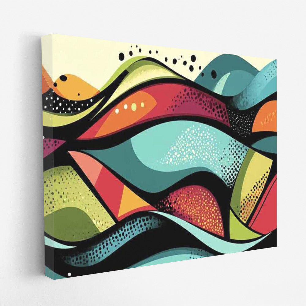 Abstract Waves: Colourful Animation of Space
